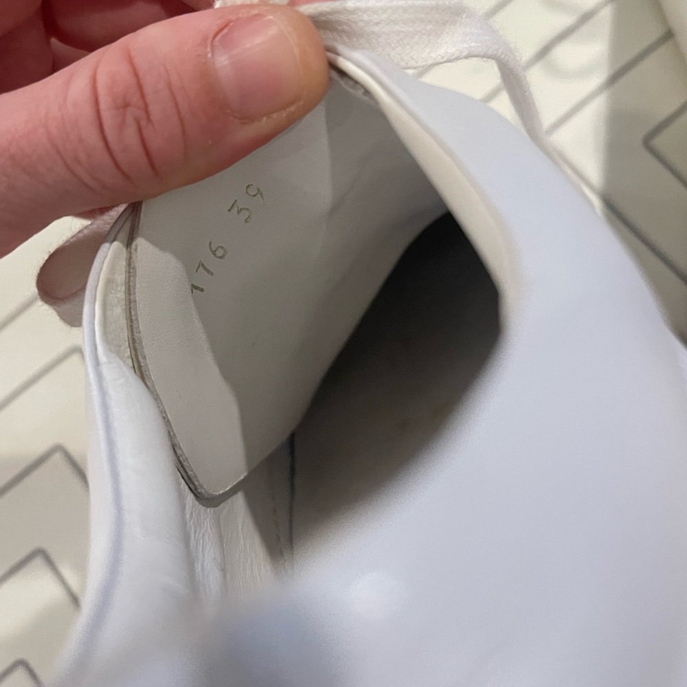 Acne Studios White Leather Sneakers - Picture 11 of 14